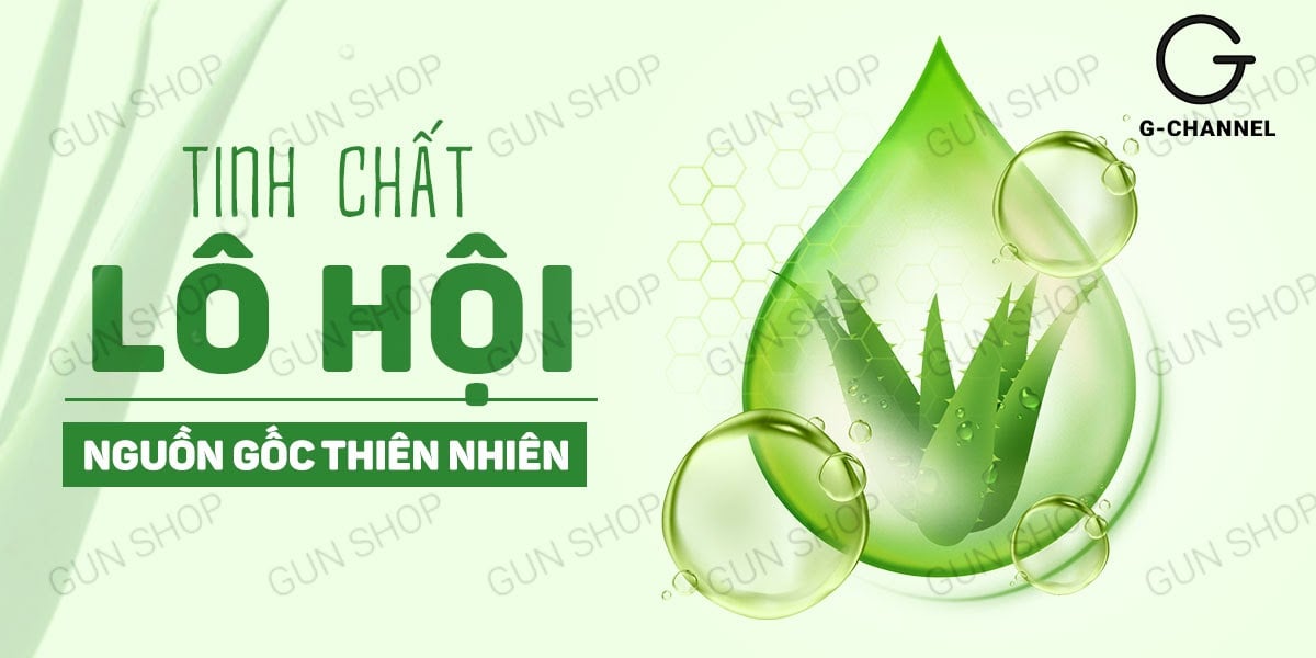 Gel bôi trơn tinh chất lô hội Lexy Aloe 55ml dịu nhẹ không kích ứng