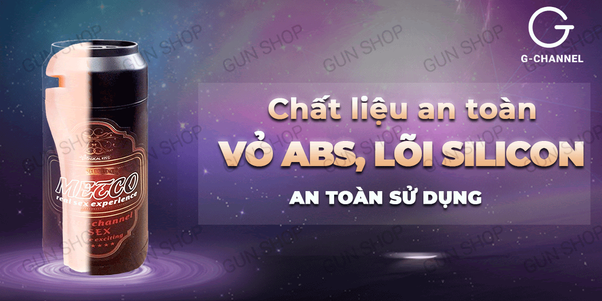 Âm đạo giả ngụy trang lon bia Magical Kiss Black tinh tế