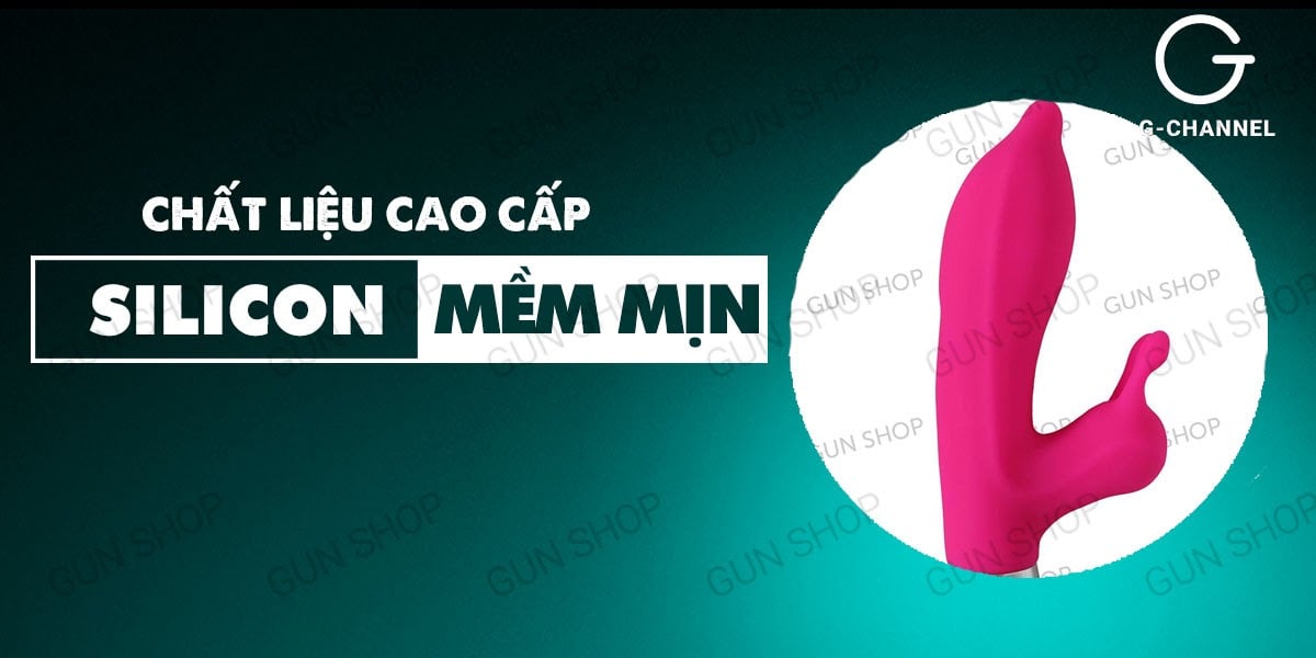 Dương vật giả G-spot silicon cao cấp đa chế độ rung, chạm đỉnh nhanh chóng