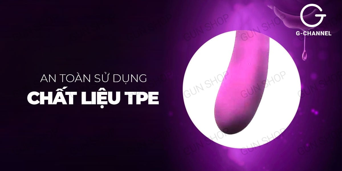 Dương vật giả Wistone Aeggplant hình quả cà tím đa chế độ rung