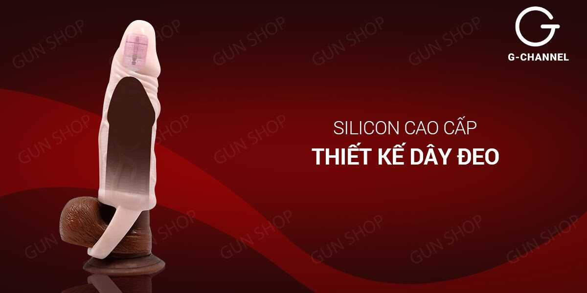 Bao cao su đôn dên Pretty Love dây đeo rung đầu tăng kích thước