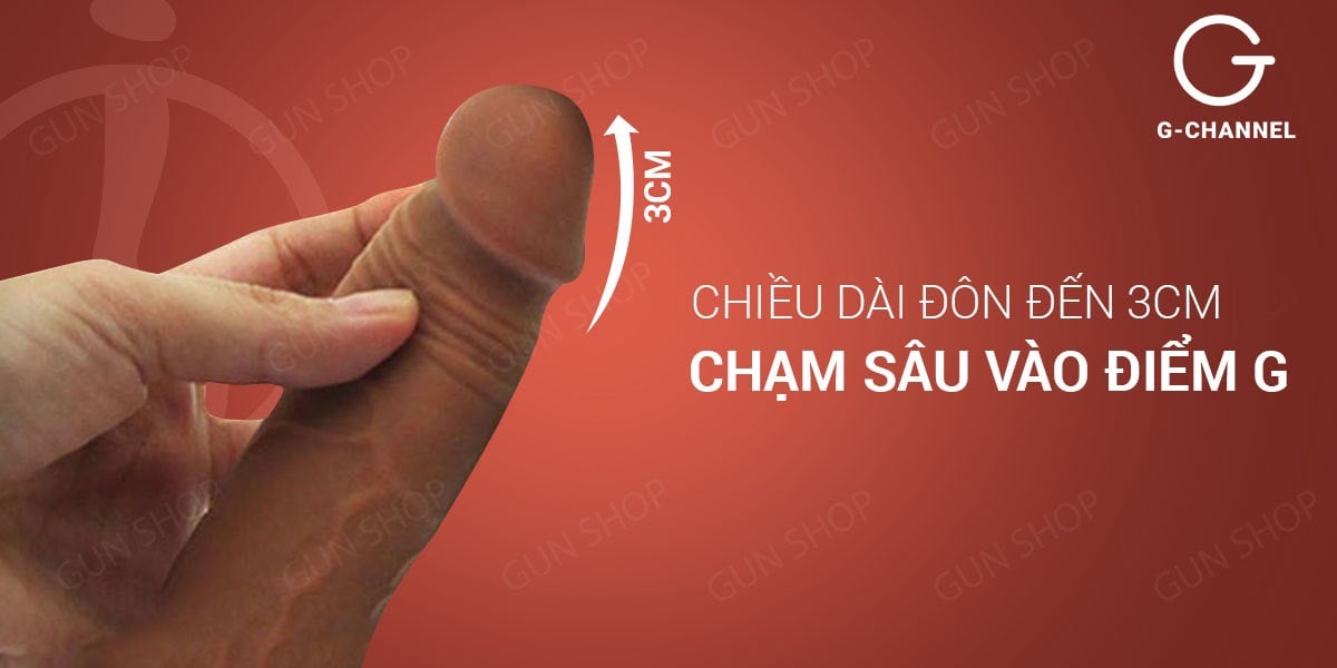 Bao cao su đôn dên gân nổi tăng kích thước cương cứng lâu