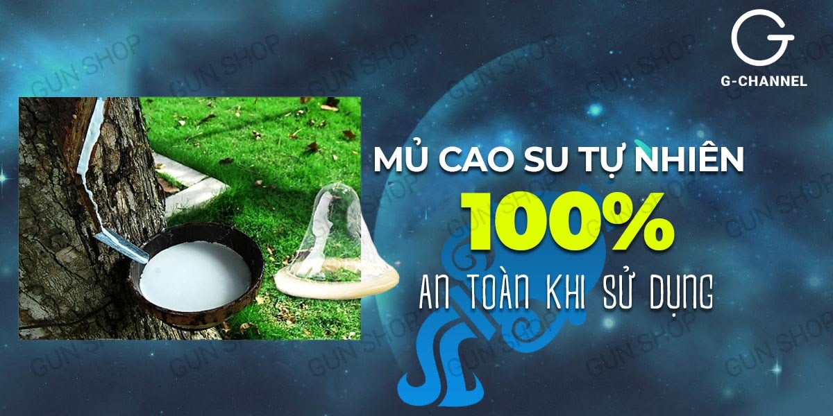 Bao cao su Ropockon cung Bảo Bình siêu mỏng hương dâu hộp 12 cái