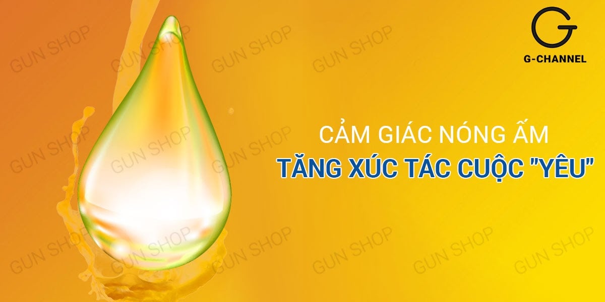 Gel bôi trơn nóng ấm Durex Warming 100ml tăng khoái cảm yêu