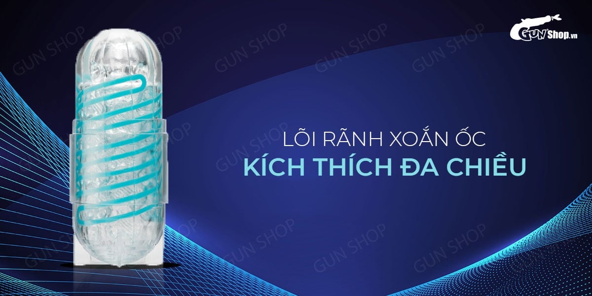 Âm đạo giả xoắn ốc Tenga Spinner 01 lõi silicon mềm nhẹ nhàng