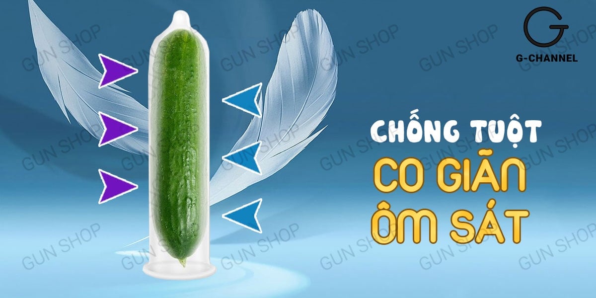 Bao cao su Shell Intense Hàn Quốc siêu mỏng 0.04mm an toàn, cảm giác thật