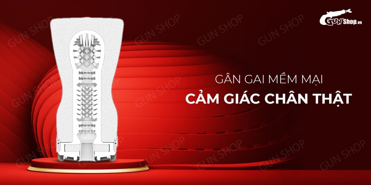 Âm đạo giả Tenga Red Black nhỏ gọn ôm khít đầu dẹp