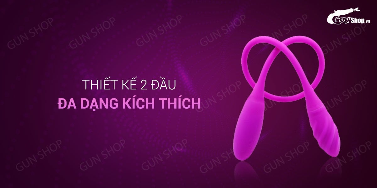 Trứng rung Pretty Love Snaky Vibe 2 đầu 7 chế độ sạc tiện