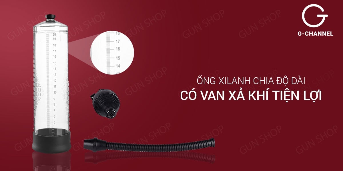 Máy tập dương vật bơm tay Loveaider Negative Pressure hiệu quả tăng kích thước