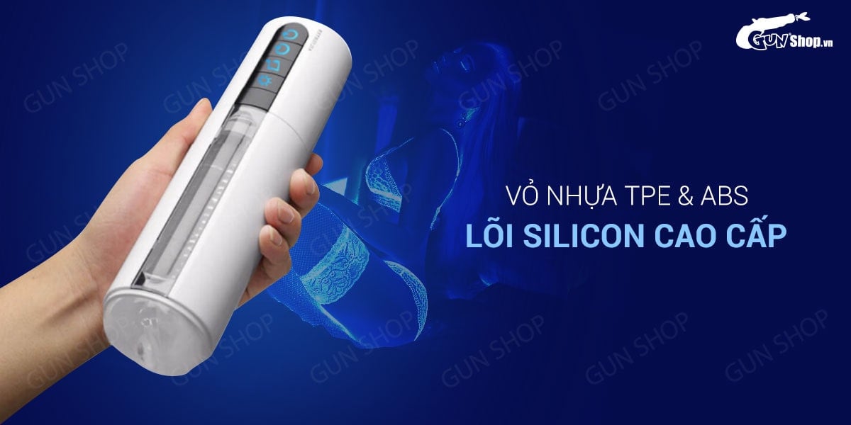 Âm đạo giả Ailighter Airjet rung dính tường đa chế độ sạc điện