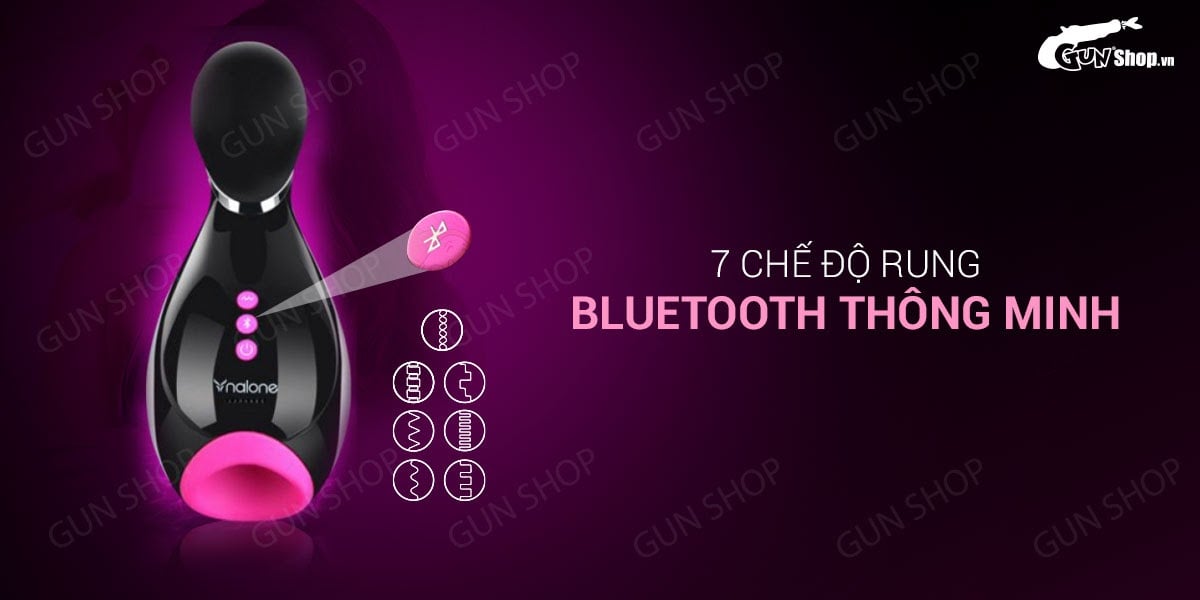 Âm đạo giả tự động rung thụt 7 tần số kết nối bluetooth
