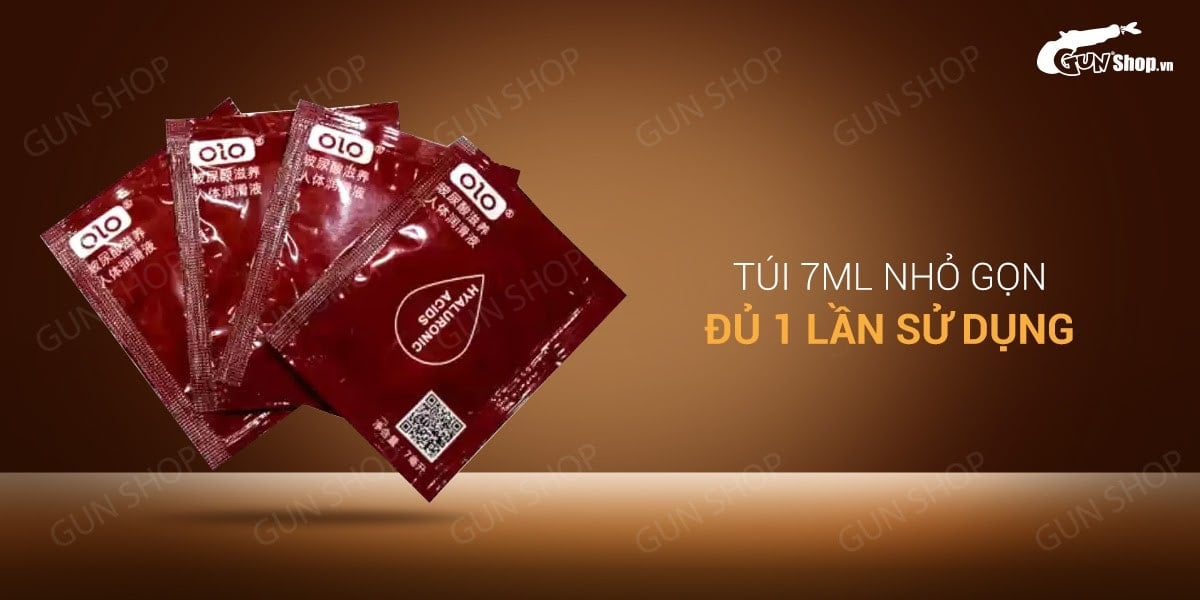 Gel bôi trơn gốc nước không mùi OLO gói 7ml dễ vệ sinh