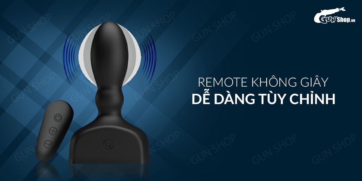 Trứng rung hậu môn 12 chế độ sạc điện Pretty Love Mr-Play Anal Plug Trứng rung hậu môn 12 chế độ sạc điện Pretty Love Mr-Play Anal Plug