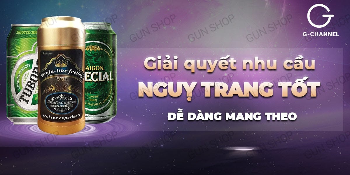  So sánh Âm đạo giả ngụy trang hình lon bia - Magical Kiss - Gold có tốt không?