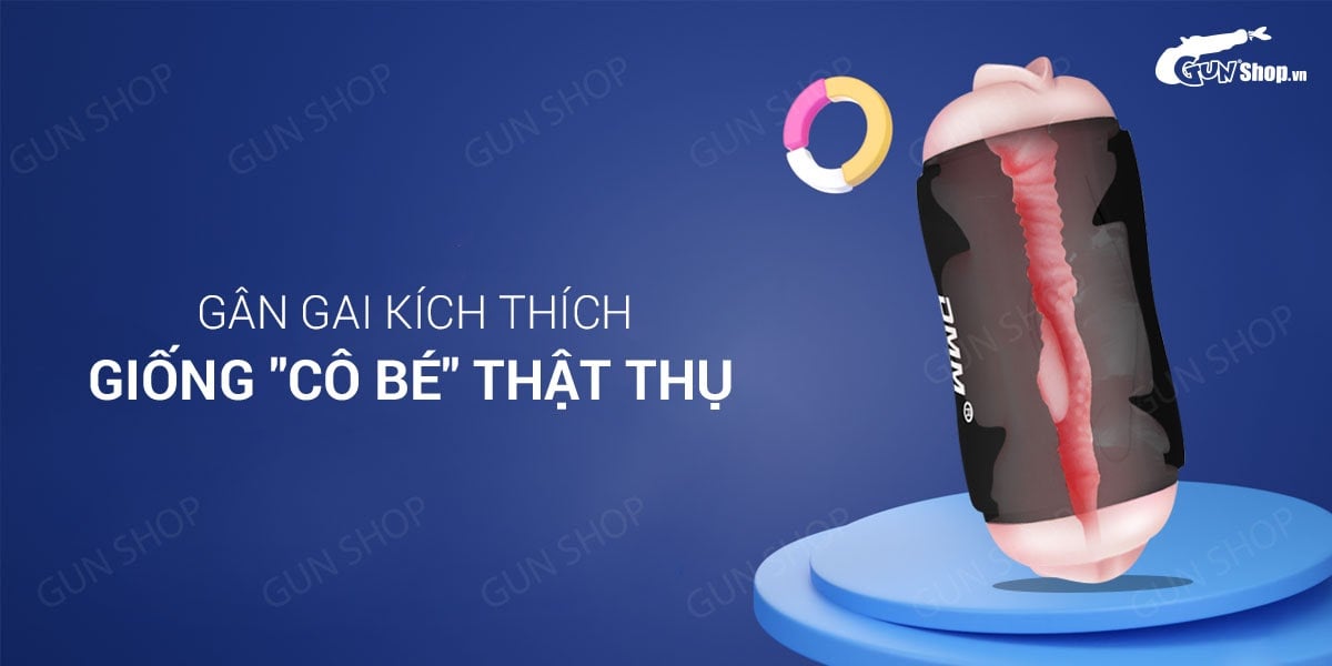 Âm đạo giả 2 đầu DMM Bao She III nhỏ gọn mềm mại cực đã