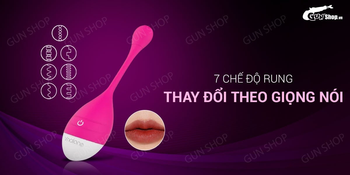Trứng rung điều khiển giọng nói Nalone Sweetie sạc pin tiện lợi Trứng rung điều khiển giọng nói Nalone Sweetie sạc pin tiện lợi