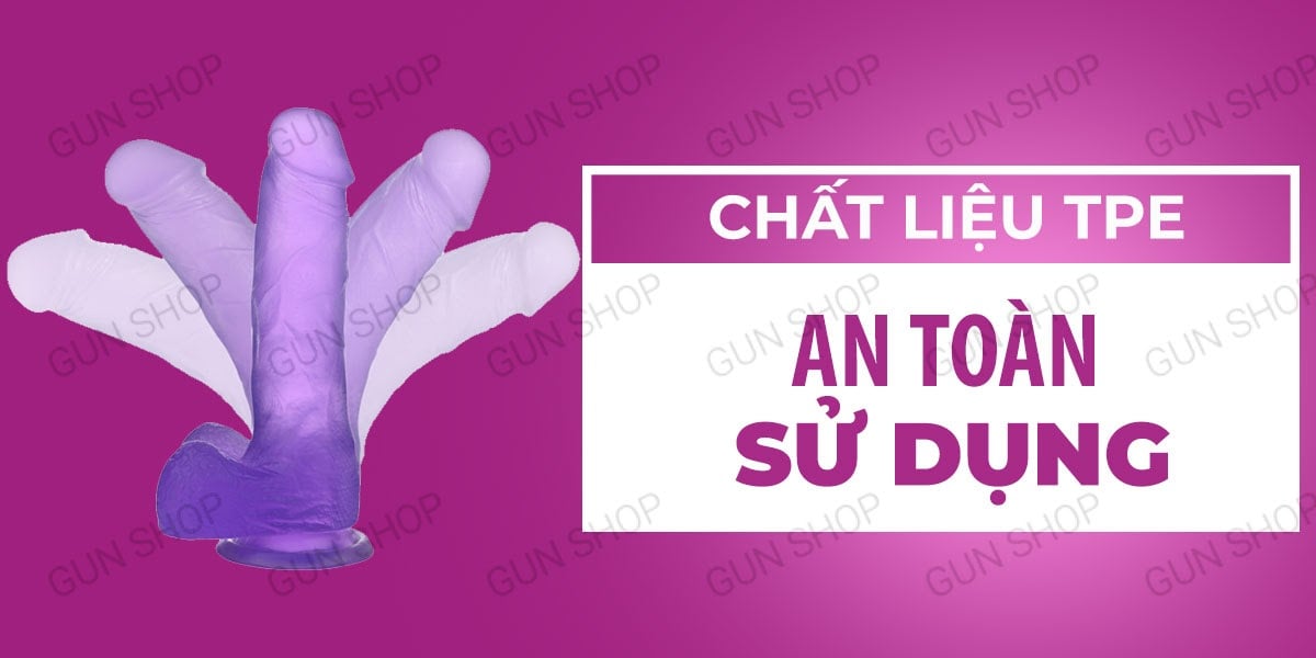 Dương vật giả dính tường Lovetoy Jelly Studs chất liệu mềm mại chắc chắn