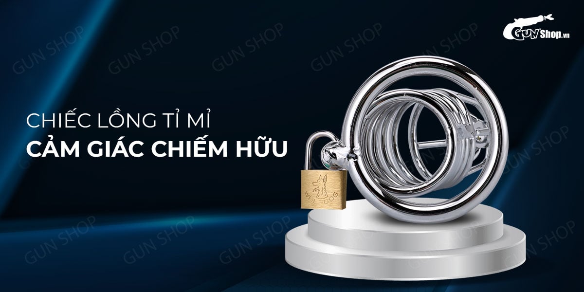 Khóa dương vật inox cao cấp Va3 kiểm soát cơn hứng tình giữ chồng chung thủy