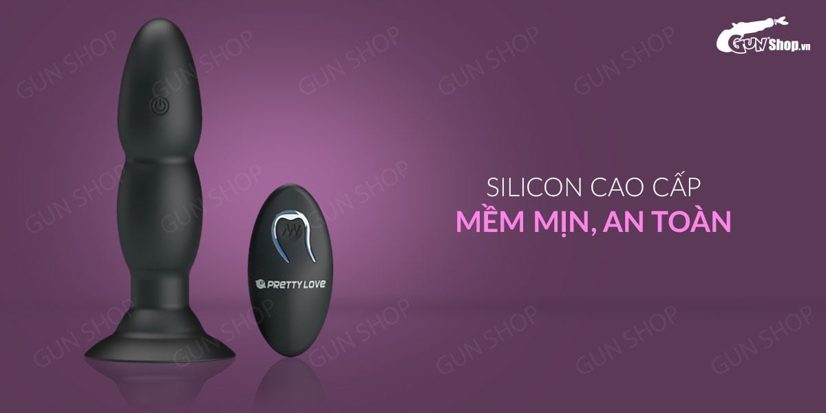 Que rung hậu môn Pretty Love Beaded 4 chế độ điều khiển từ xa Que rung hậu môn Pretty Love Beaded 4 chế độ điều khiển từ xa