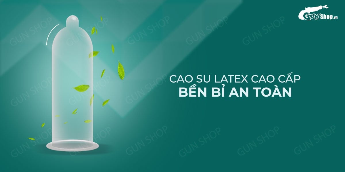 Bộ 2 hộp bao cao su Up To Top 0.Zero siêu mỏng chân thật hộp 3 cái