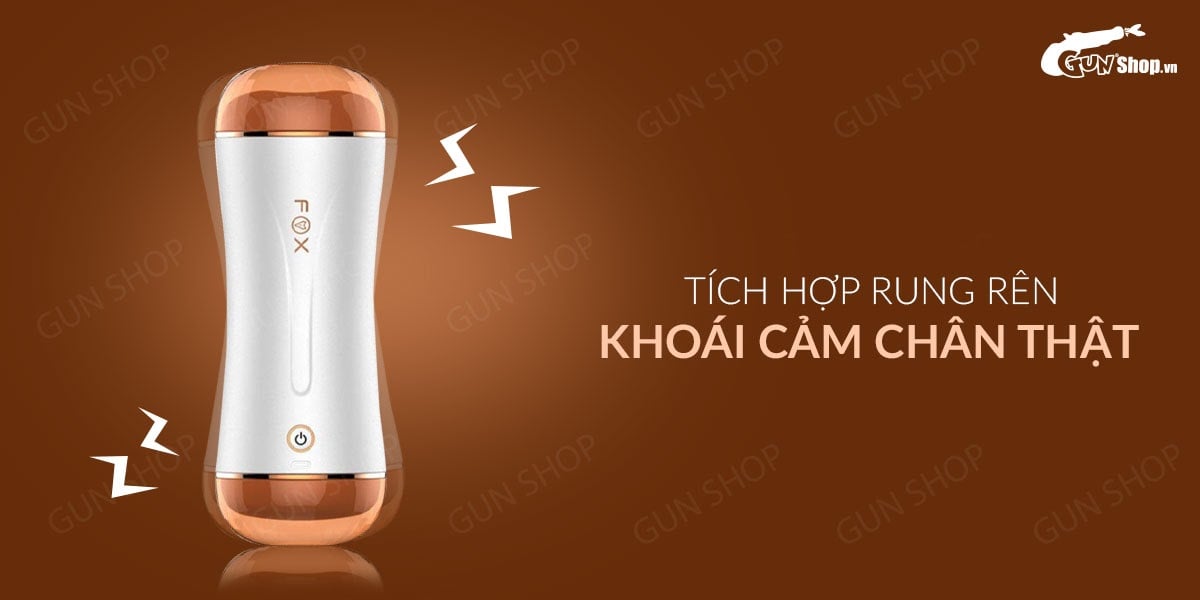 Âm đạo giả 2 đầu rung sạc Fox Honour VS2 đa chức năng hưng phấn cao Âm đạo giả 2 đầu rung sạc Fox Honour VS2 đa chức năng hưng phấn cao