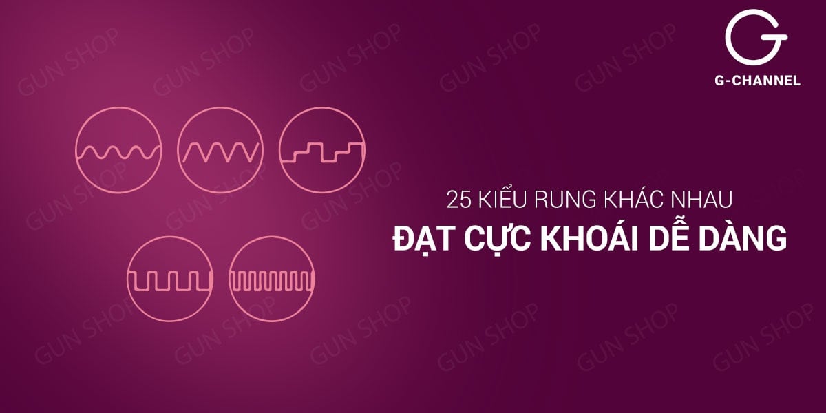 Máy kích thích điểm G Svakom Keri 5 chế độ rung cường độ cao