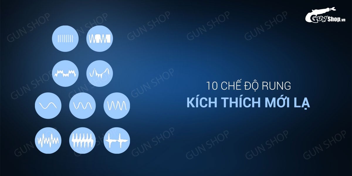 Que rung Lovetoy Prostate Stud 10 chế độ massage hậu môn silicon cao cấp