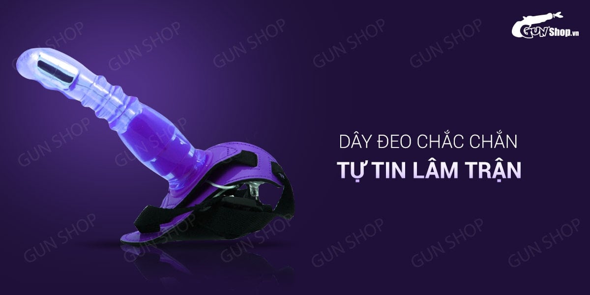 Dương vật giả dây đeo Aphrodisia Harness Rabbit 10 chế độ rung