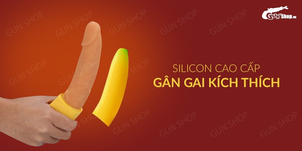 Dương vật giả rung ngụy trang hình chuối Moylan dễ thương kích thích