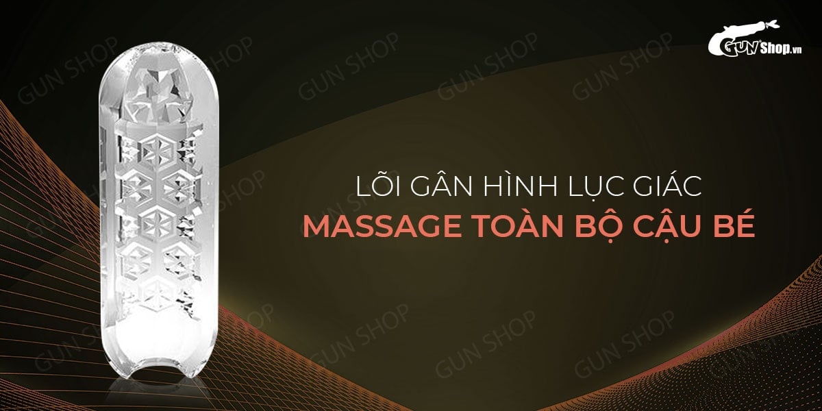 Âm đạo giả xoắn ốc Tenga Spinner 02 Hexa siêu ôm sát nâng tầm khoái