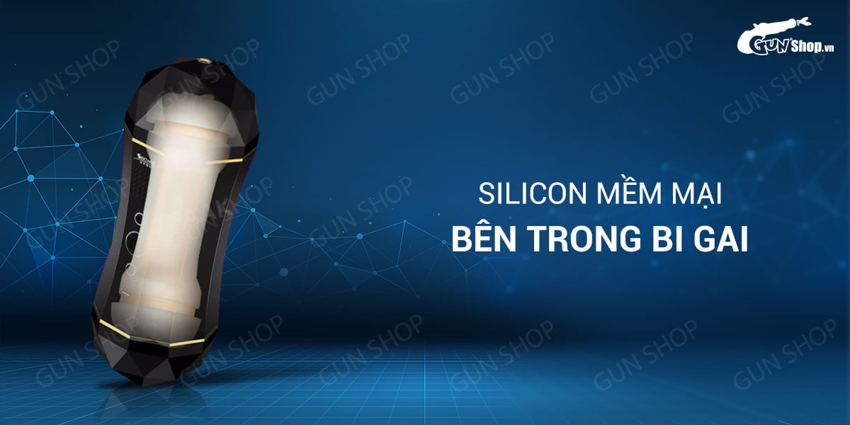 Âm đạo giả 2 đầu ôm khít có rung Secwell silicon mềm mại Âm đạo giả 2 đầu ôm khít có rung Secwell silicon mềm mại