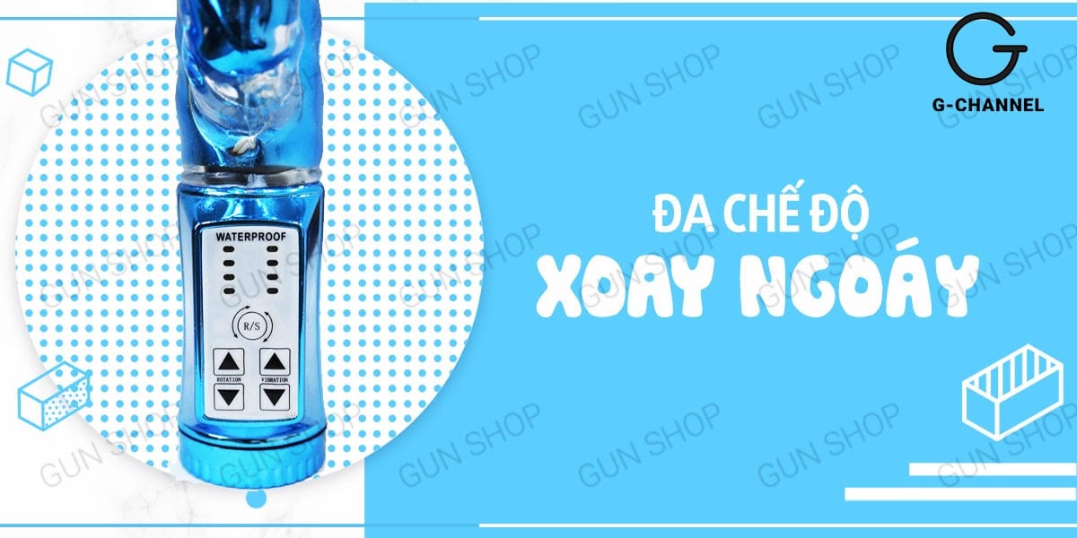 Dương vật giả rung xoay đa chế độ Loveaider Dragon Eye silicon