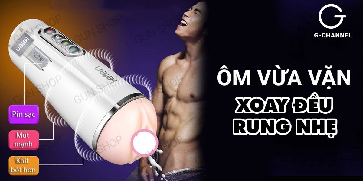 Âm đạo giả Leten Powerful Vagina Cup tự động cao cấp sạc điện