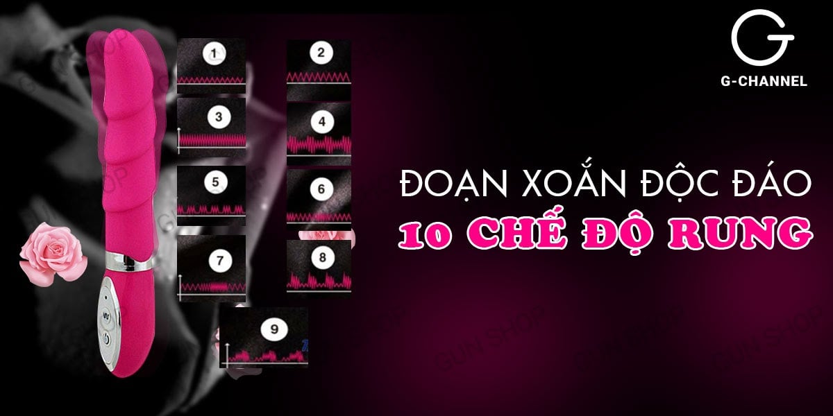 Dương vật giả Aphrodisia Vibe 10 chế độ rung kích thích đa điểm