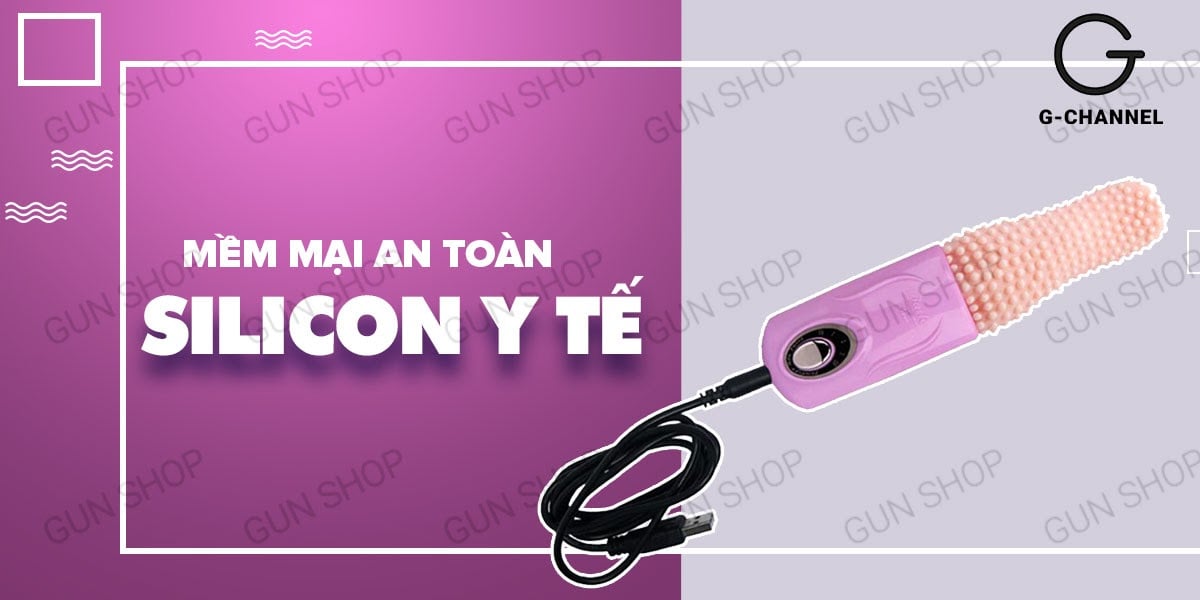 Lưỡi rung Pretty Love silicon nhiều chế độ sạc điện cho cặp đôi thêm vui