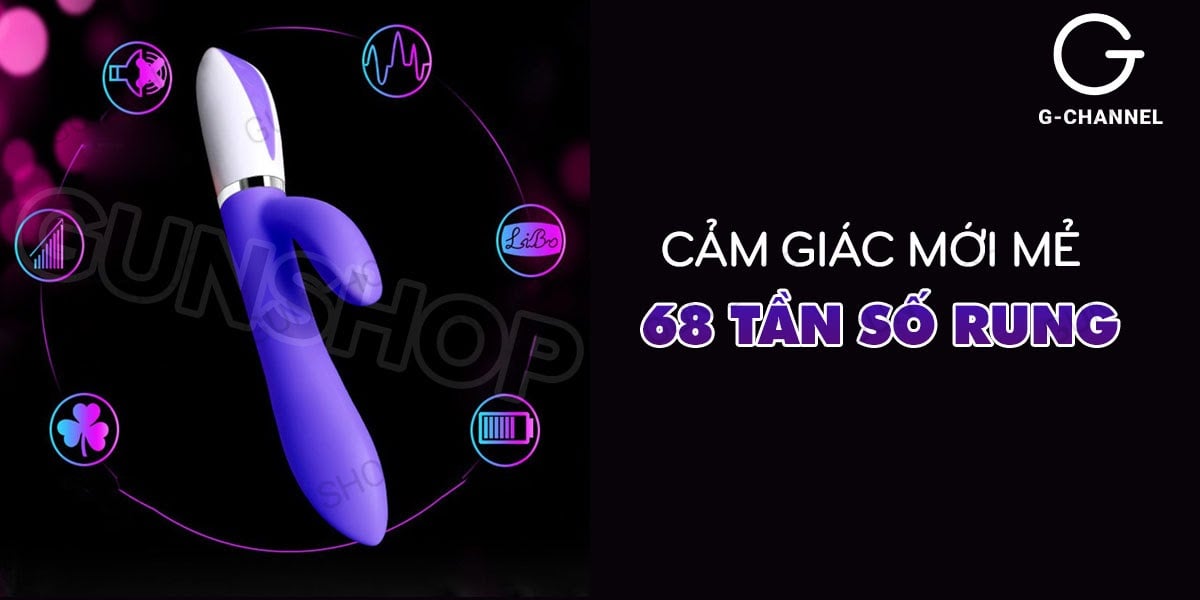 Dương vật giả Libo Summer Love 2 đầu rung nhiều chế độ sạc