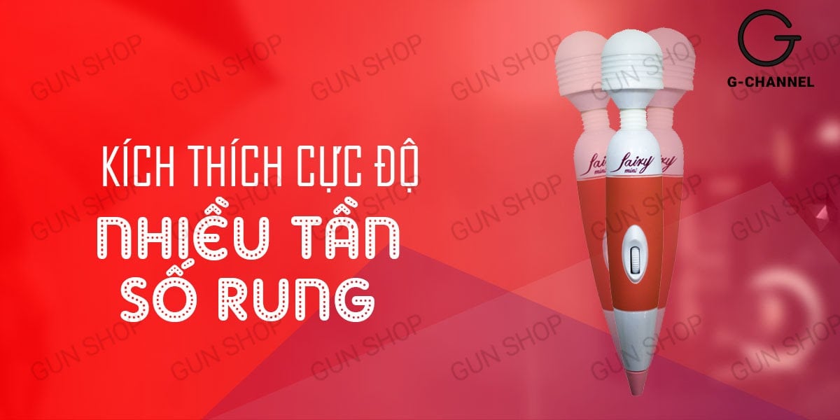Máy massage Fairy chày rung tình yêu đa tần số cực mạnh kích thích