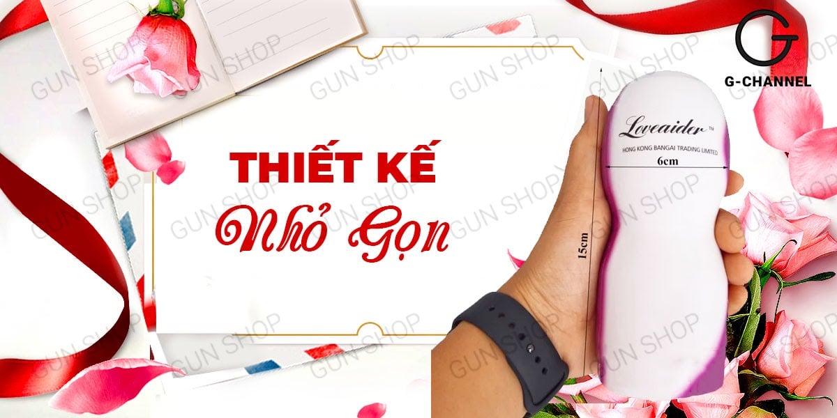 Âm đạo giả gân gai Loveaider giá rẻ kích thích mạnh mẽ dễ sử dụng