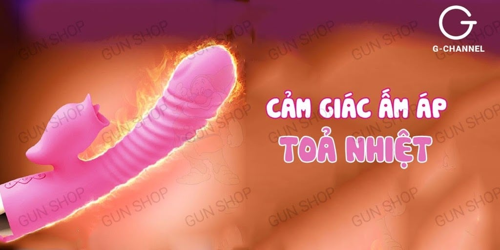 Dương vật giả rung kép Leten Wonderful sạc điện khoái cảm đa chế độ