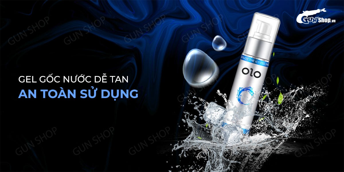 Gel bôi trơn mát lạnh OLO Cooling 60ml mềm mượt tăng khoái cảm
