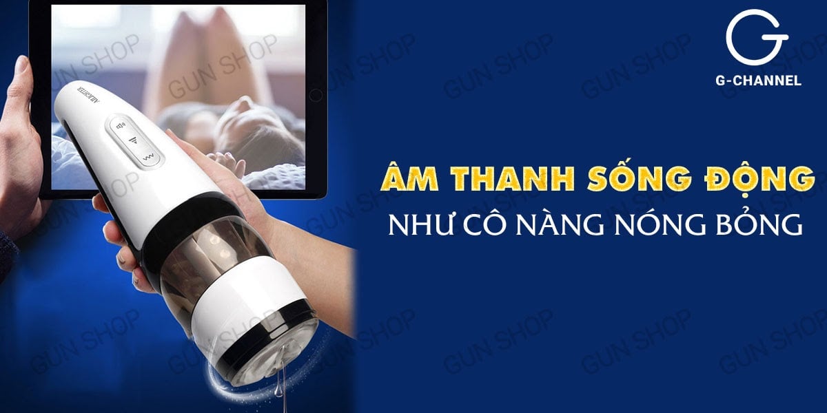 Âm đạo giả tự động Ailighter Katerina 4 xoáy rung 7 chế độ sạc pin Âm đạo giả tự động Ailighter Katerina 4 xoáy rung 7 chế độ sạc pin
