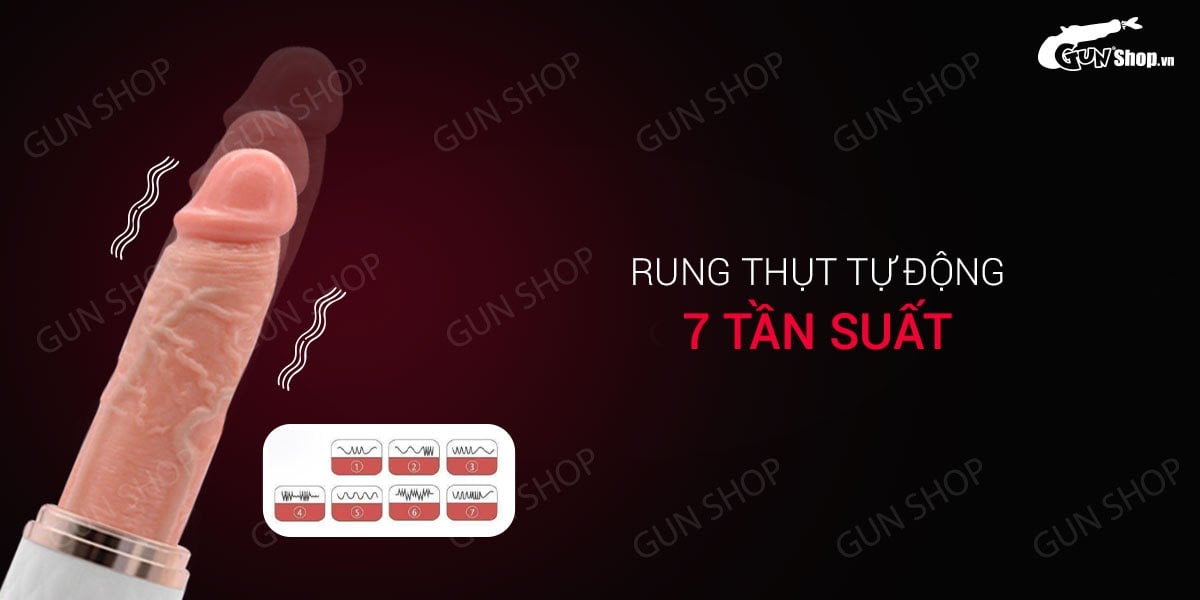 Dương vật giả Uegea dính tường rung thụt tự động sạc tiện lợi Dương vật giả Uegea dính tường rung thụt tự động sạc tiện lợi