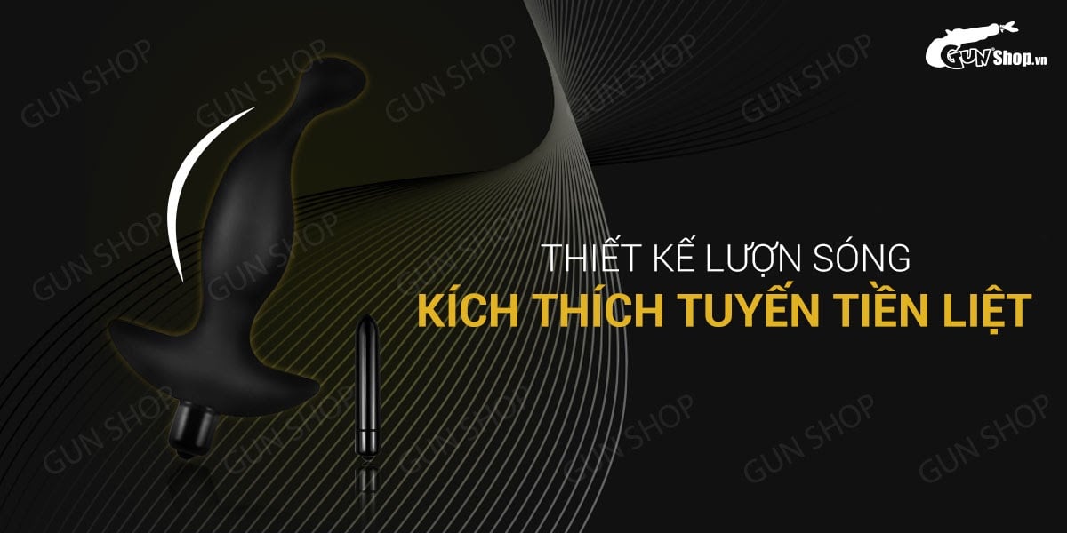 Que rung Lovetoy P-Spot Plug kích thích hậu môn 10 chế độ rung đa dạng Que rung Lovetoy P-Spot Plug kích thích hậu môn 10 chế độ rung đa dạng