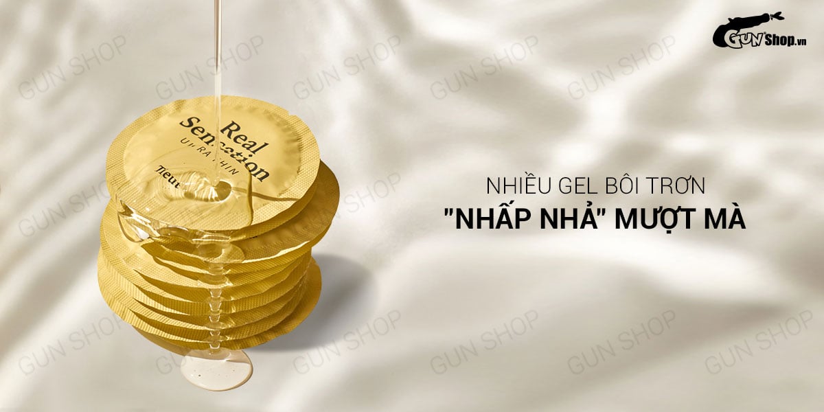 Bao cao su Real Sensation Ultra Thin siêu mỏng, trải nghiệm chân thật