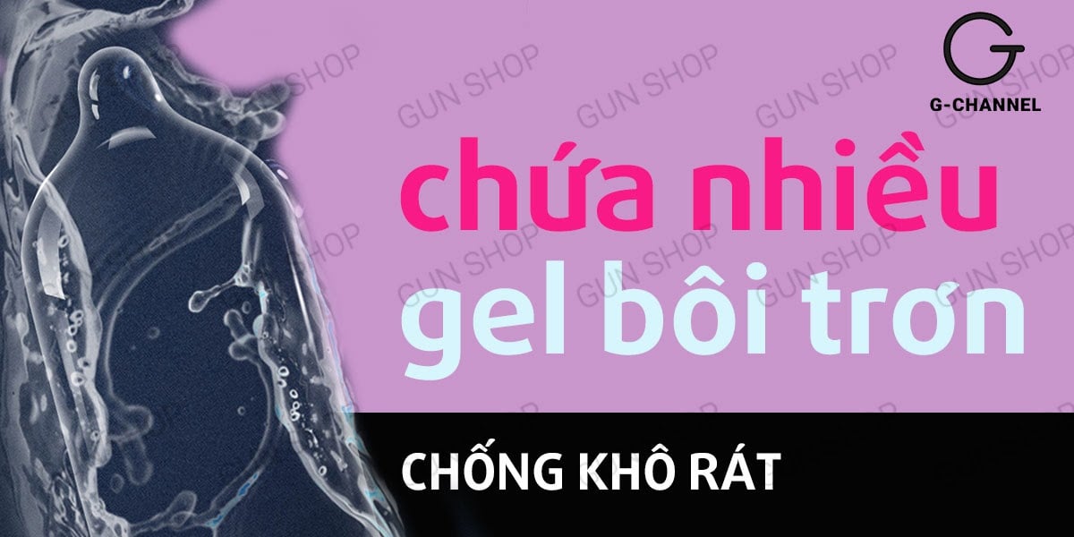Bao cao su Kimono Hồng siêu mỏng 0.03mm hương anh đào thơm mát