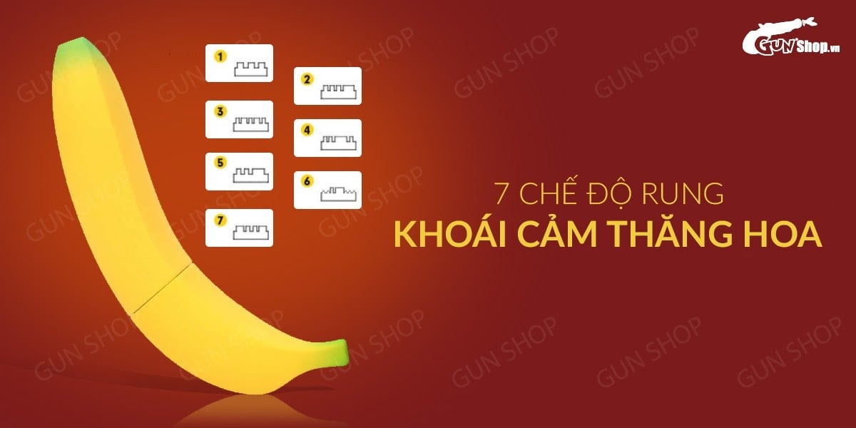 Dương vật giả rung ngụy trang hình chuối Moylan dễ thương kích thích