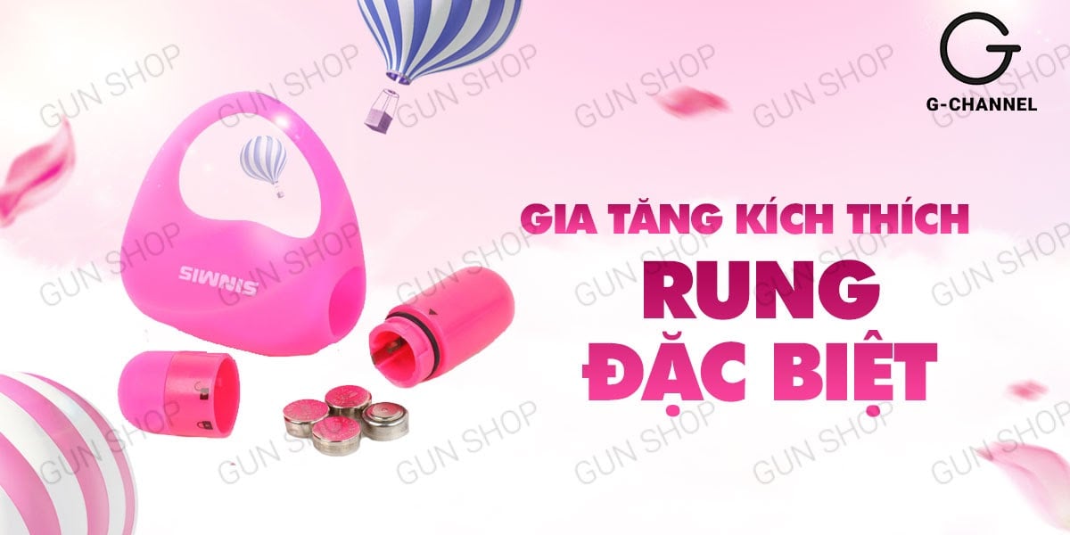 Vòng rung Nalone Sinmis silicon cao cấp kéo dài thời gian quan hệ