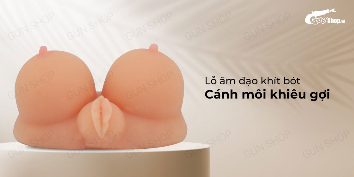 Ngực giả âm đạo silicon cao cấp mềm mịn thỏa mãn ham muốn nam