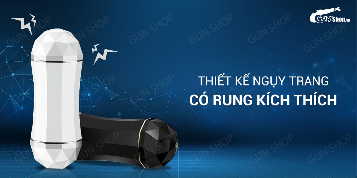 Âm đạo giả 2 đầu ôm khít có rung Secwell silicon mềm mại Âm đạo giả 2 đầu ôm khít có rung Secwell silicon mềm mại