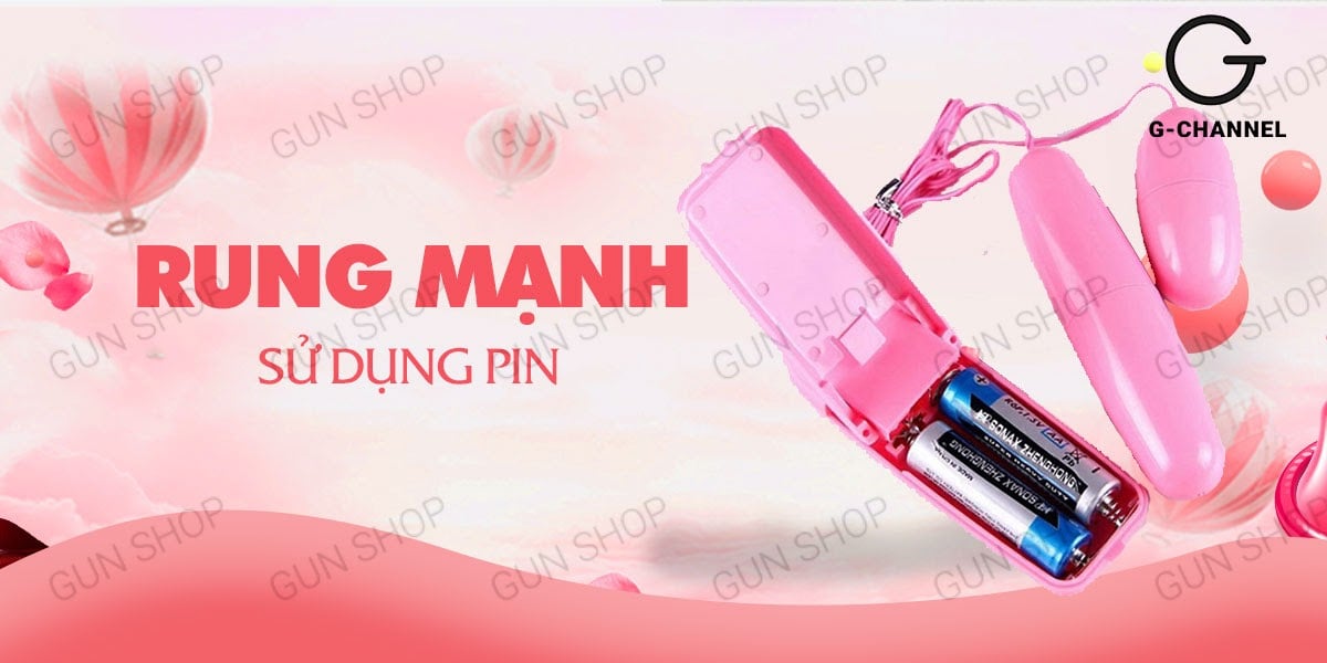 Trứng rung tình yêu 2 đầu mini nhỏ gọn rung cực mạnh giá rẻ